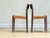 Poul Volther Danish Chairs in Teak and Paper Cord attributed to Poul Volther, 1960s, Set of 4 For Sale - Image 4 of 14