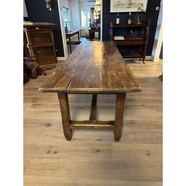 Large French Antique Farmhouse Table For Sale - Image 5 of 16