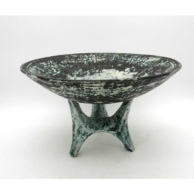 1950s Vintage French Ceramic Bowl by Jacques Blin, 1950s For Sale - Image 5 of 18