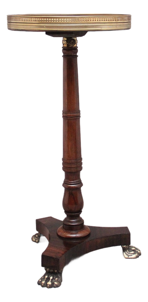 Antique 19th Century Rosewood Telescopic Occasional Table, 1830s