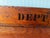Antique Industrial Dovetail Wood Factory Tray For Sale - Image 9 of 18