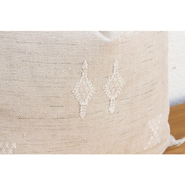 Linen Star Cactus Silk Moroccan Pillow For Sale - Image 4 of 8