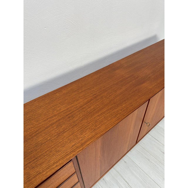 Large Mid-Century Minimalistic Teak Sideboard, 1960s For Sale - Image 14 of 16