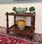 Antique French Trolley Tea Cart Pastry Cart Dumbwaiter 2-Tier Oak C. 1930s For Sale - Image 11 of 18