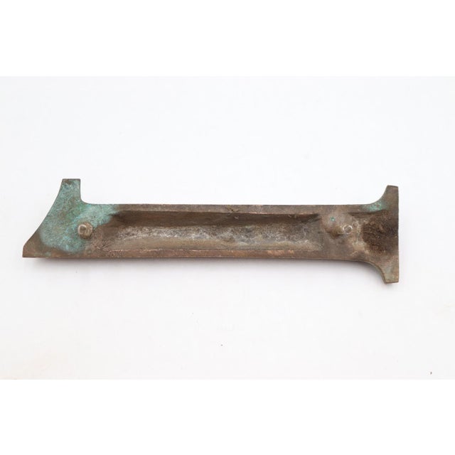 Traditional Reclaimed Cast Bronze 1 House Number For Sale - Image 3 of 4