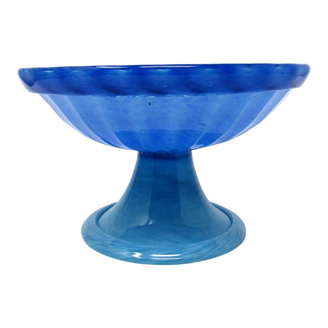 Elegant Glass Fruit Bowl For Sale