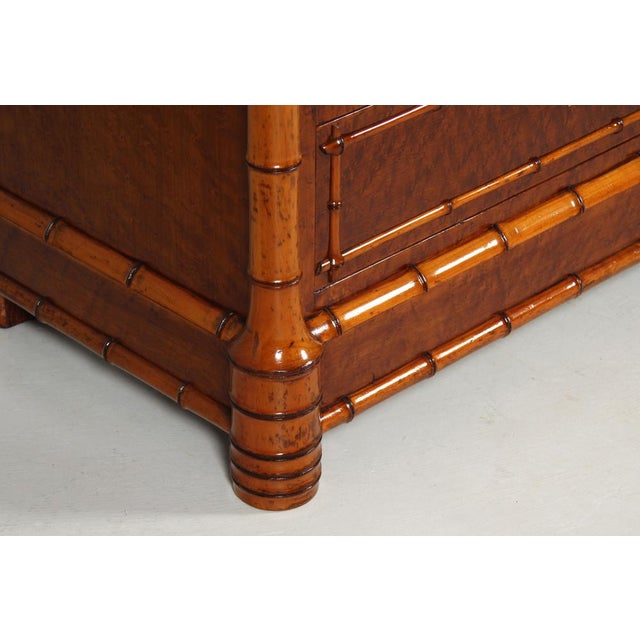 Faux Bamboo Secretary, 1870s For Sale - Image 15 of 18
