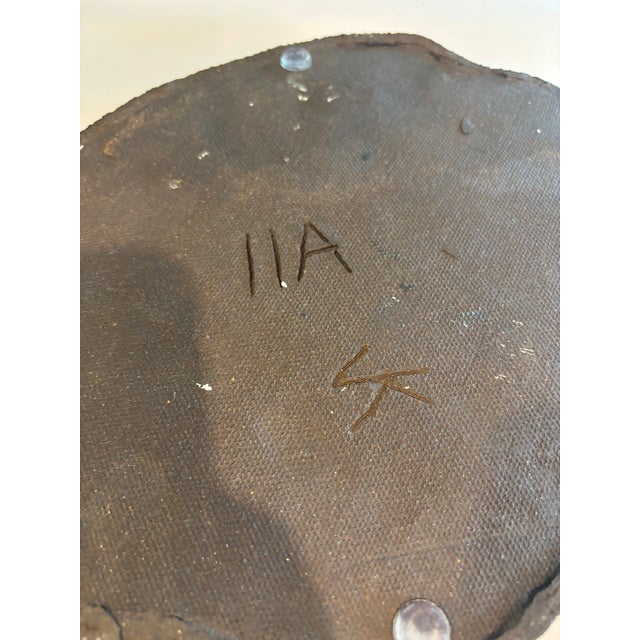 Ebony 1990s Wabi-Sabi Style Organic Glazed Ceramic Display Slabs – Graduated Sculptural Pair For Sale - Image 8 of 11