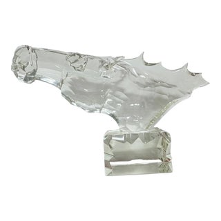 Amazing Murano Glass Horse Head by Pino Signoretto For Sale