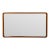 Edmond J. Spence, Large Wall Mirror, Walnut, Sweden, 1950s For Sale