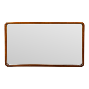 Edmond J. Spence, Large Wall Mirror, Walnut, Sweden, 1950s