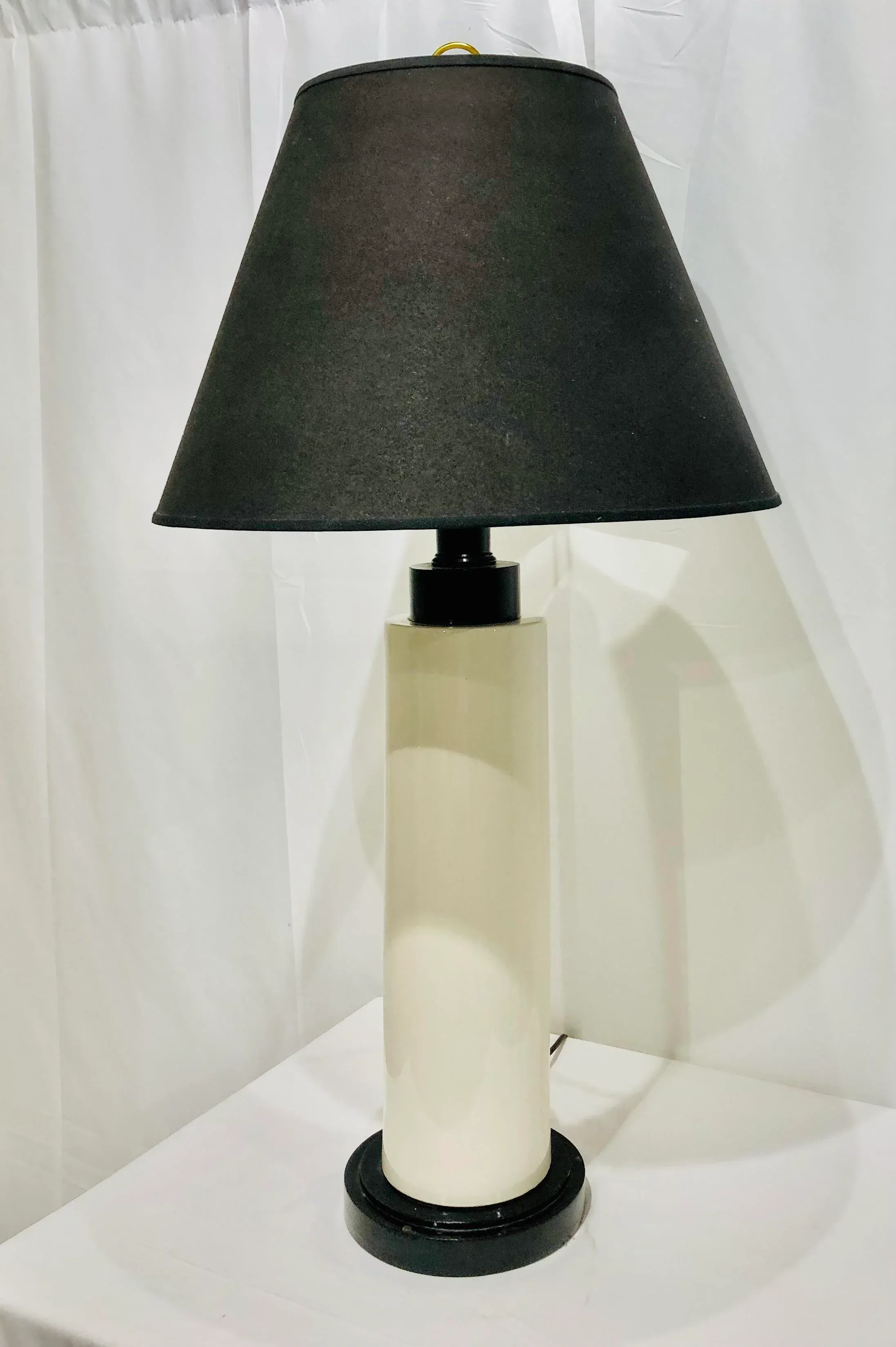 Vintage Art Deco Ceramic “Cigarette” Table Lamp