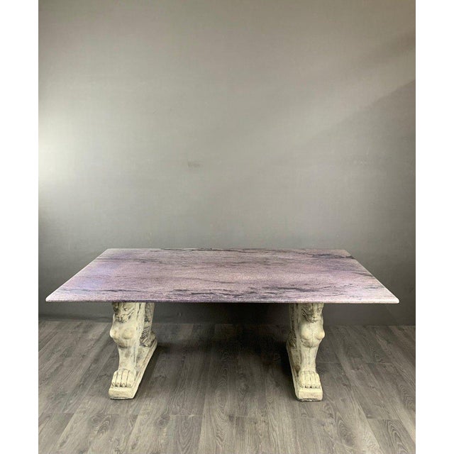 20th Century Marble Dining Table For Sale - Image 11 of 12