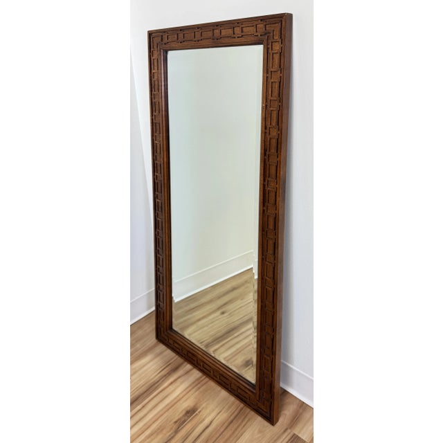 Mid 20th Century Vintage MCM Carved Wood Mirrors - Price Per Piece For Sale - Image 5 of 8