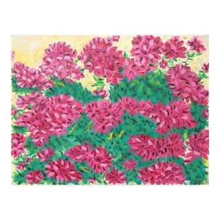 Pink Flowers With Greenery, Biagio Civale For Sale