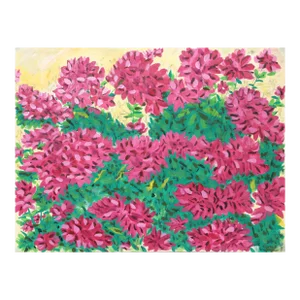Pink Flowers With Greenery, Biagio Civale