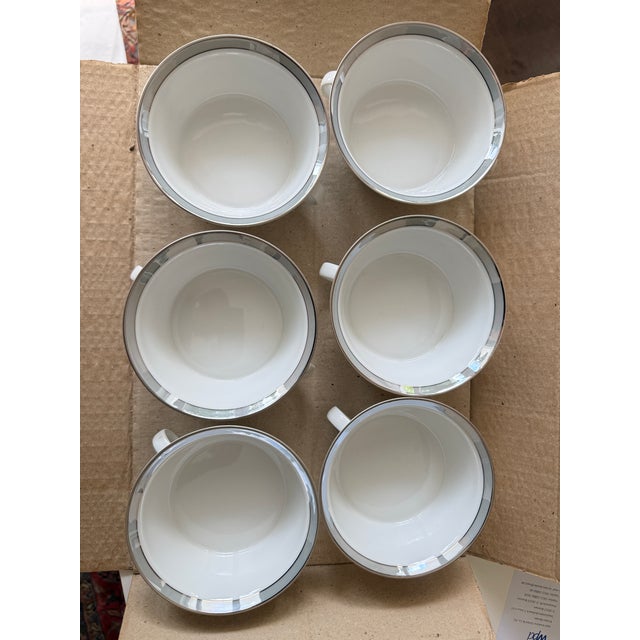 Soup Cup and Saucer Set by Hans-Theodor Baumann for Rosenthal, Germany, 1973, Set of 12 For Sale - Image 6 of 7
