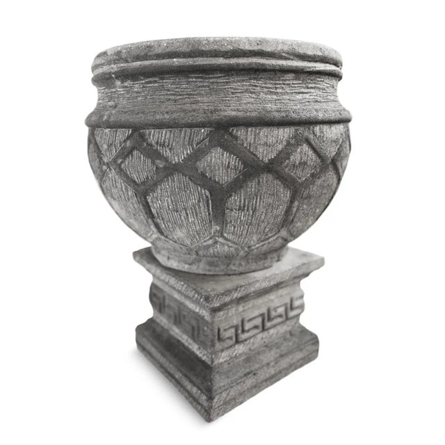 Transitional Vintage Lava Stone Planter Bowl For Sale - Image 3 of 7