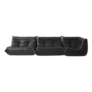 3-Piece Togo sofa Attributed to Michel Ducaroy for Ligne Roset, 1970s For Sale