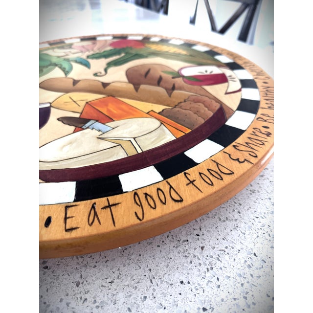 This Sticks Handmade Lazy Susan is a fully functional work of art—a stunning example of American Studio Craft! Since 1992,...