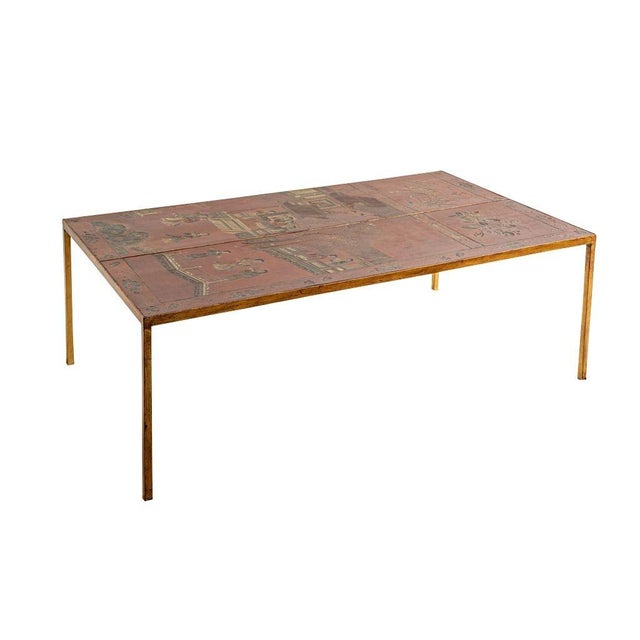 18th Century A Pair of Coromandel Screen Gilt Iron Coffee Tables For Sale - Image 9 of 12