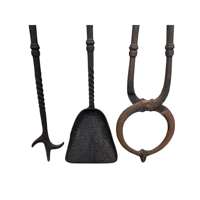 Arts & Crafts Fireplace Tool Set For Sale - Image 10 of 11