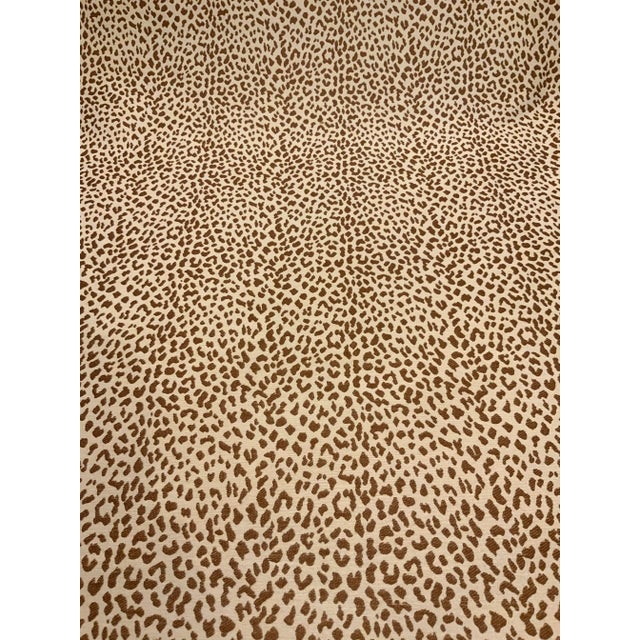 Chaddock Chaddock: F6177 Gold Leopard Cream and Bronze Woven Cheetah Print Designer Fabric - 119 Yards For Sale - Image 4 of 4
