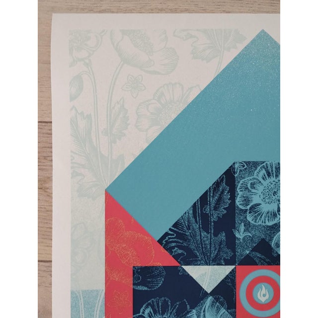 Shepard Fairey (Obey) The angles of sedation and destruction, 2023 Screenprint on Speckletone cream paper. Signed by...