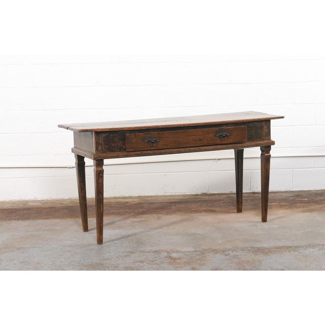 Traditional Brazilian Peroba Wood Console, 19th C. For Sale - Image 3 of 13