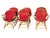 Rattan Armchairs, France, 1960s, Set of 6 For Sale - Image 6 of 12