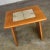 Fabulous mid-century modern Scandinavian teak side table or end table with unique tile insert by Gangso Mobler. Gorgeous...