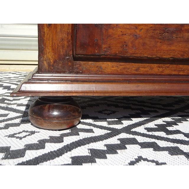 Louis XIII Style Walnut Wardrobe with Diamond Points For Sale - Image 10 of 18