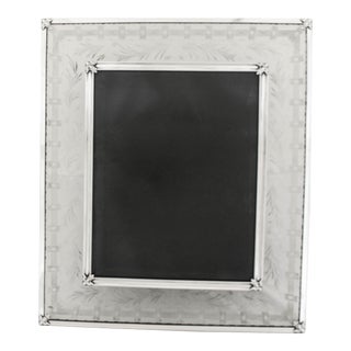 1910 Hawkes Sterling & Crystal Frame For Sale