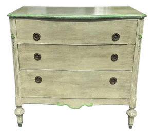 Antique Louis XVI Painted Chest of Drawers Commode
