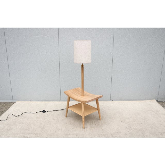 Mid-Century Modern Modern Autoban for De La Espada Booklamp, a Floor Lamp and an Oak Bedside Table For Sale - Image 3 of 12