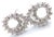 Contemporary Vintage Tiffany & Co. Irid Platinum Diamond Swirl Earrings, Pair For Sale - Image 3 of 8