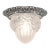 1930s French Art Deco Flush Mount by Degue France - 2 Available For Sale
