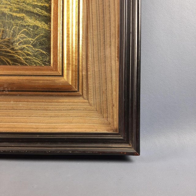 S. Omodeo, Landscape, 1950s, Oil on Canvas, Framed For Sale - Image 9 of 15