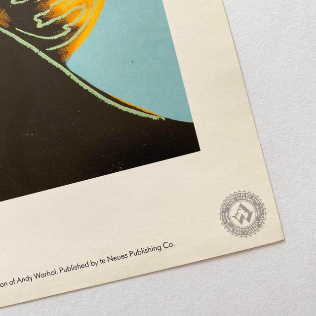 Andy Warhol Estate Vintage 1989 Pop Art Lithograph Print " Grace Kelly " 1984 For Sale - Image 9 of 11