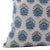 Block Printed Pure Linen Throw Pillow Cover 24x24 Inch- Bheeshma For Sale - Image 4 of 5
