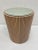 Mid-Century Modern 1980's Postmodern Grooved Bleached Gueridon or Pedestal For Sale - Image 3 of 10