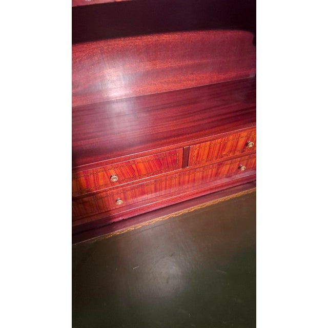 Louis XV Wooden Marquetry Secretary, 1950 For Sale - Image 10 of 11