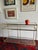 Mid-Century Modern 1990s Williams Sonoma Home Terrace Brass & Glass Console Table For Sale - Image 3 of 7