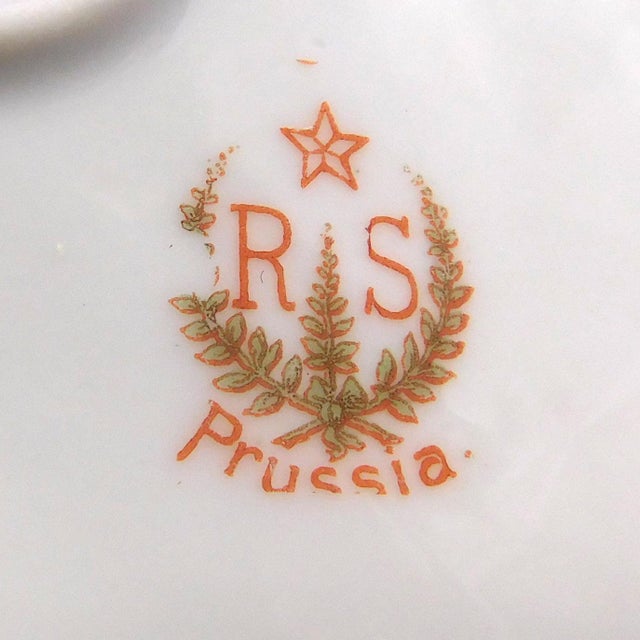 Late 18th Century Reinhold Schlegelmilch Rs Prussia Chocoate Pot With Purple Trim For Sale - Image 10 of 15