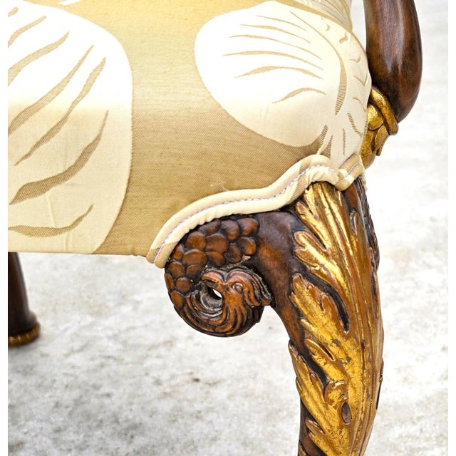Traditional Karges Style George II Irish Georgian Revival Eagle Head Dining Chairs Set of 6 For Sale - Image 3 of 16