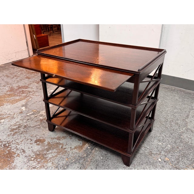 2010s Rose Tarlow Pemberley Mahogany Bookstand For Sale - Image 5 of 12