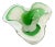 Spring Green Swirl Murano Glass Bowl For Sale