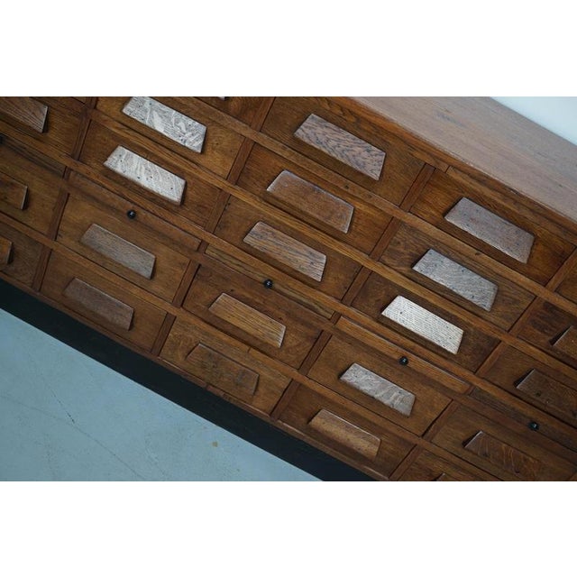 German Oak Apothecary Shop Cabinet, 1930s For Sale - Image 16 of 18