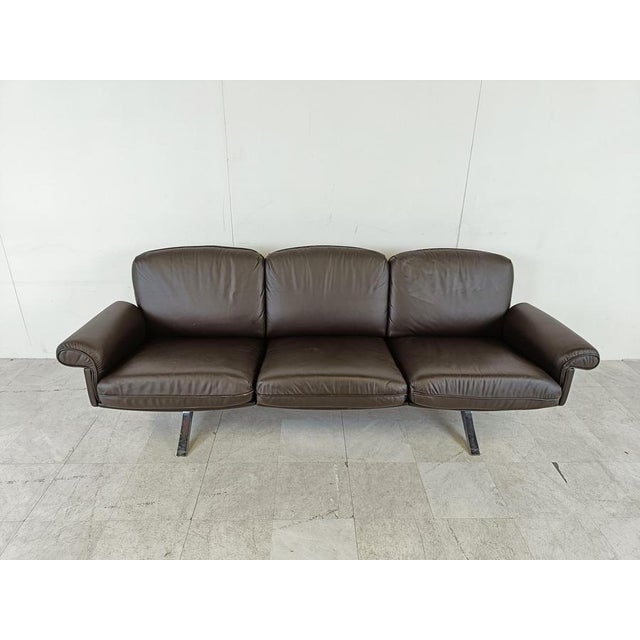 1970s DS31 Sofa in Brown Leather from de Sede, 1970s For Sale - Image 5 of 12