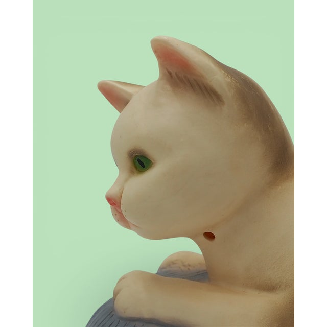 Beige Cat-Shaped Table Lamp from Heico, 1990s For Sale - Image 8 of 15